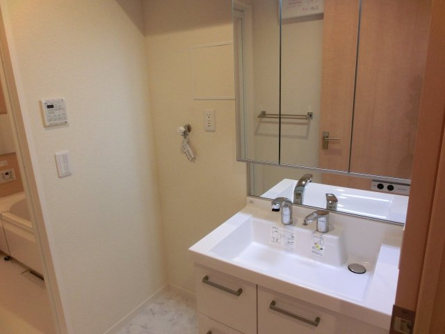 シャーメゾンコンフォート八戸ノ里B棟の洗面所