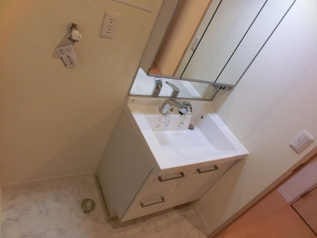 シャーメゾンコンフォート八戸ノ里B棟の洗面所