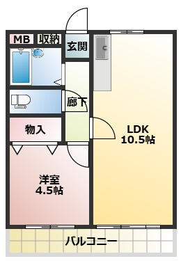 【間取り】 | メゾンAKINAI香里