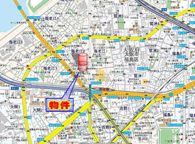 【地図】 | パークフラッツ野田阪神駅前