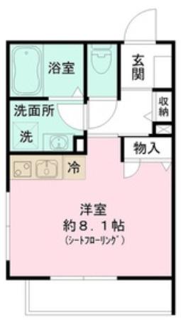 杉並区上井草３丁目のアパートの間取り