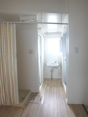 【洗面所】 | ビレッジハウス青木2号棟 | 406室の写真（反転あり）