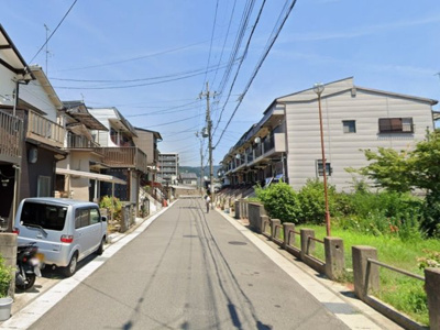【前面道路含む現地写真】 | 山科区東野狐藪町　売地