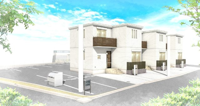 金沢区大道1丁目戸建Eの外観パース