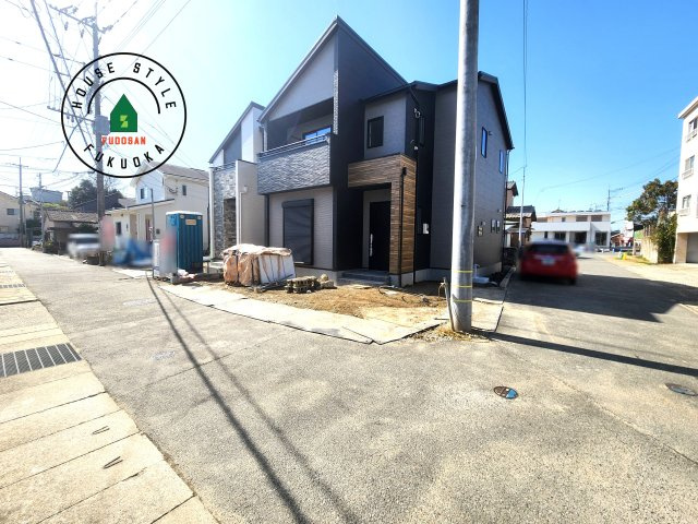 糟屋郡須恵町大字旅石第28-2棟（2号棟）の前面道路含む現地写真|見学の時間などお気軽にお問い合わせ下さい。