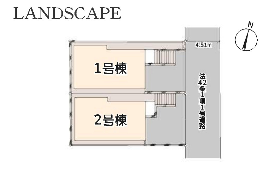 横浜市南区永田台 新築戸建て【仲介手数料無料】の区画図