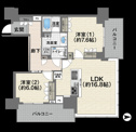 【間取り】 | グランドメゾン新梅田タワー THE CLUB RESIDENCE　間取り