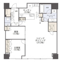 【間取り】 | Brillia Tower堂島　間取り