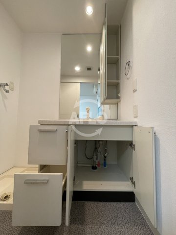 アーデンタワー北堀江　堀江小学校区の洗面所|アーデンタワー北堀江　独立洗面化粧台