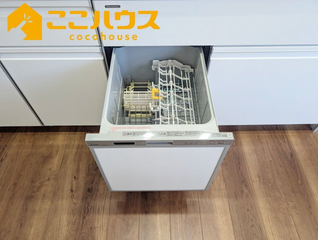 南城市玉城玉城　新築戸建て　全3棟　B号棟の設備|家事が楽になる食洗機付き