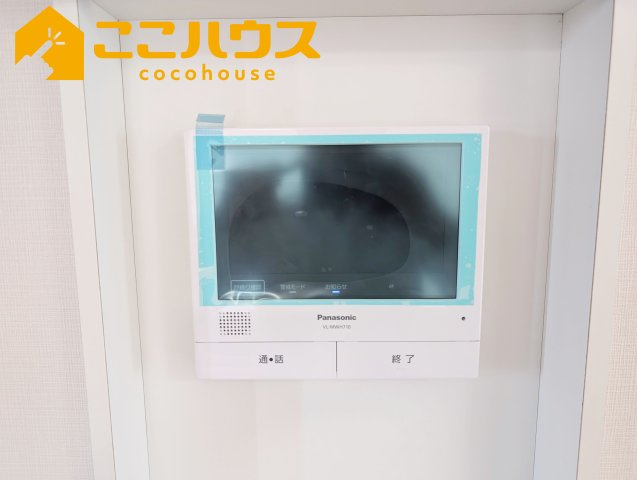 南城市玉城玉城　新築戸建て　全3棟　B号棟の防犯設備|録画機能付きTVインターホン