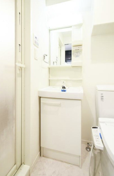 ルクレ西新宿の洗面所