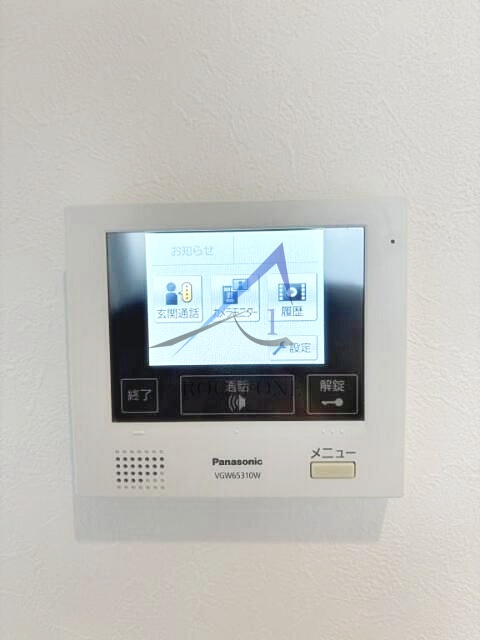 ＦＬレジデンス都心首府のセキュリティ|モニター付きインターホンです。