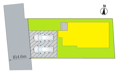 【土地図】 | 印西市大森A号棟 | 即日のご見学も可能です。お気軽に0476-37-3888までお問合せ下さい。
