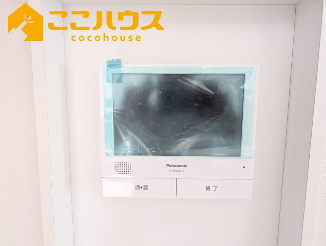 南城市玉城玉城　新築戸建て　全3棟　C号棟の防犯設備|録画機能付きTVインターホン