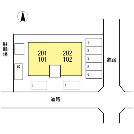 サニーコートの区画図