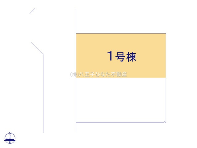『八王子市新築戸建て』八王子市富士見町33-6【仲介手数料無料】　８期の区画図|～仲介手数料無料☆八王子ひなた不動産～八王子市富士見町　新築戸建て