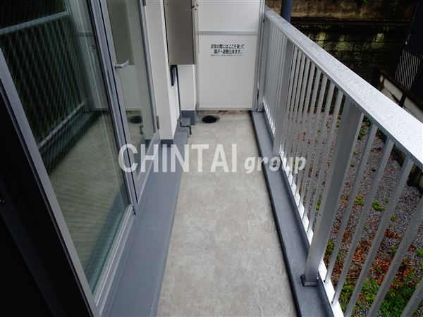 さくらクレール代々木公園のバルコニー