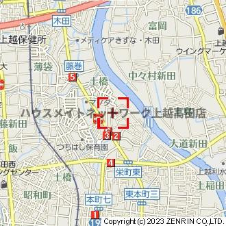 フィルコート新町 参番館の地図|位置図