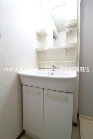 フィルコート新町 参番館の独立洗面台|洗髪洗面化粧台（参考同型201号室室内写真）