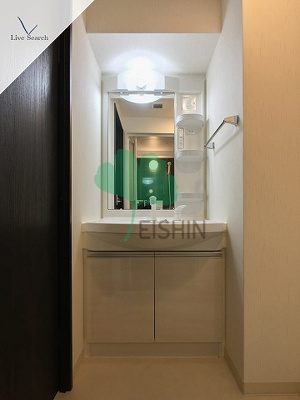 【洗面所】 | ウインステージ箱崎2 | シンプルで使いやすい洗面台です！