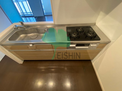 【キッチン】 | デアマーレ博多 | シンプルな清潔感のあるキッチンです！