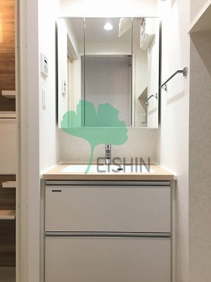 【洗面所】 | ネストピア博多駅ステージ | シンプルで使いやすい洗面台です！