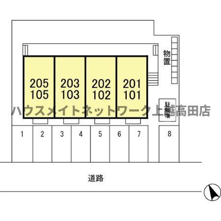 プレシャスの区画図|配置図