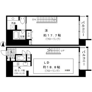 レジディア東桜Ⅱの間取り