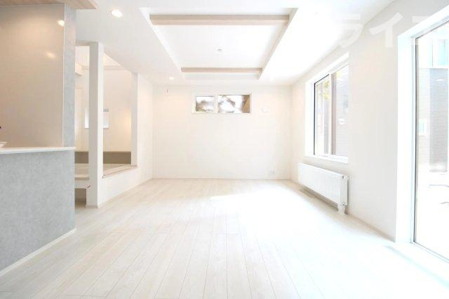 【新築戸建】札幌市東区北19条東10丁目2棟の居間・リビング