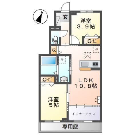 【間取り】 | ディモーラ山崎