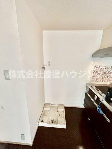 玉出東2丁目テラスハウスの設備|室内洗濯パン