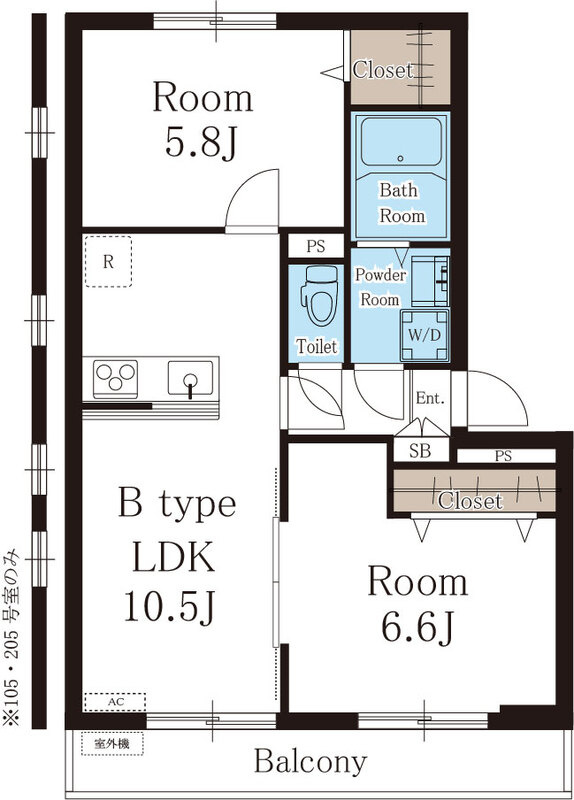 リブリ・浜野の間取り