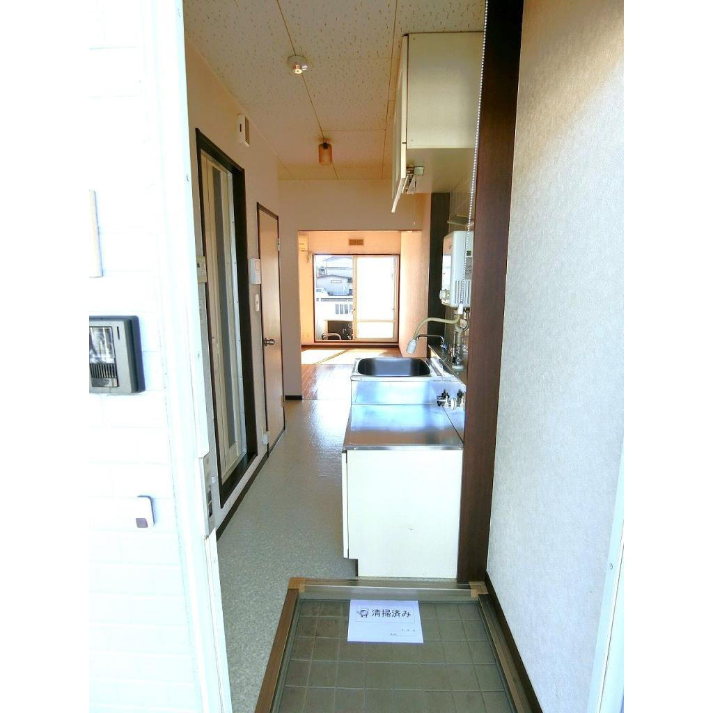 サンハイツの玄関