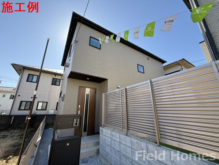 伊勢原市石田新築戸建て　第1期2号棟の外観|外観施工例