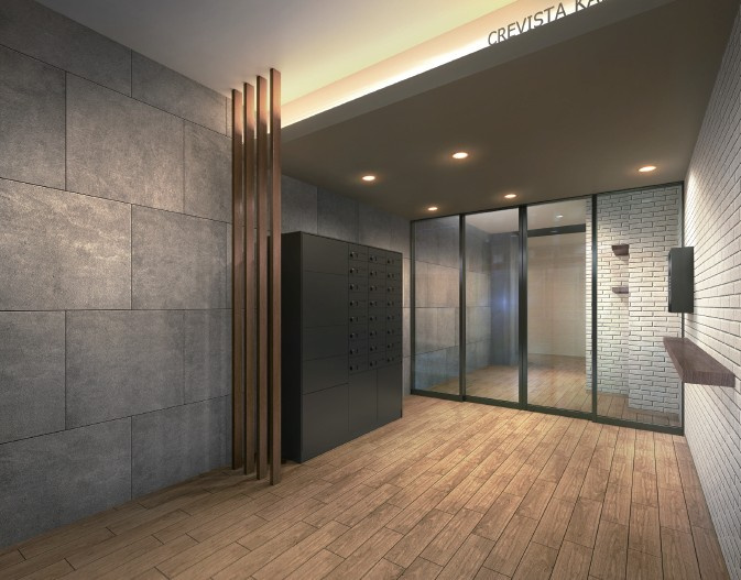 クレヴィスタ亀戸Ⅴのエントランス