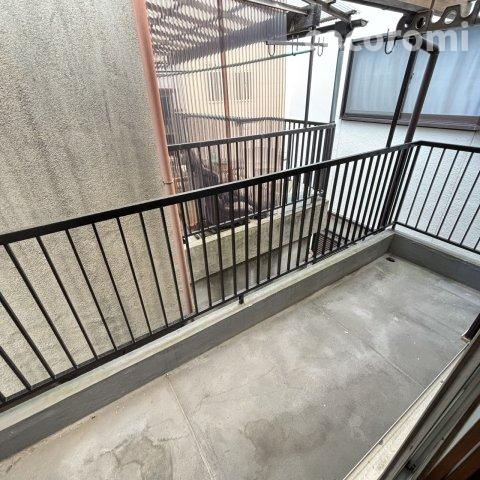 茄子作東車庫付き戸建のバルコニー