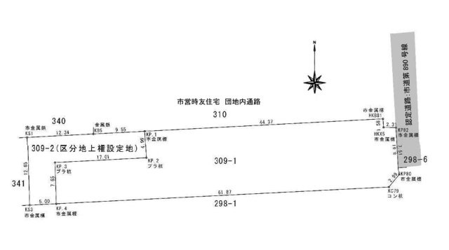 パークライフ武庫之荘8丁目の区画図