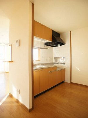 【キッチン】 | プレーザントハウスＡ | 対面キッチンで利便性が良いです♪