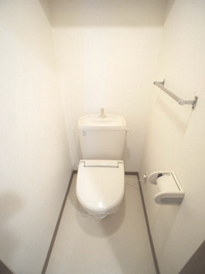 【トイレ】 | プレーザントハウスＡ | 温水洗浄暖房便座機能付きです♪