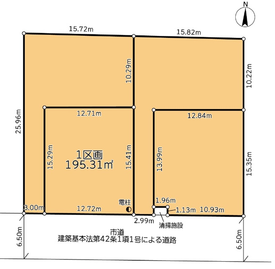 【土地図】 | 船橋市二和西6丁目　全4区画