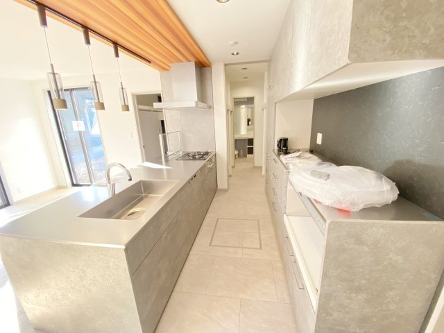 『八王子市新築戸建て』八王子市横川町918-58【仲介手数料無料】のキッチン|～仲介手数料無料☆八王子ひなた不動産～八王子市横川町　新築戸建て