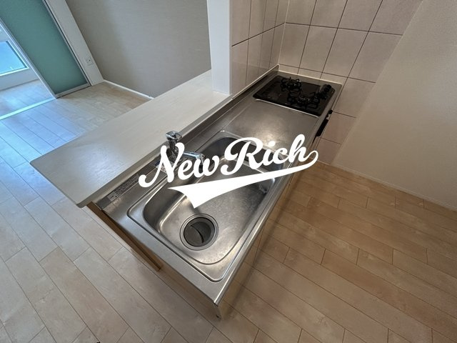 前橋市駒形町のアパートのキッチン