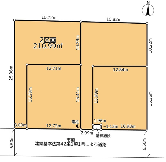 【土地図】 | 船橋市二和西6丁目　全4区画
