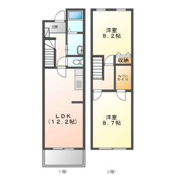 アーバンライフ庭瀬の間取り