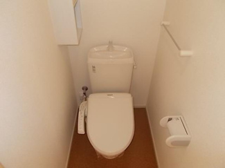 【トイレ】 | プラナス　Ｂ | ゆったりとした空間のトイレです