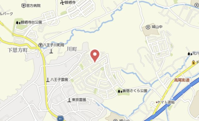 祝：成約済み　八王子市　元八王子町　中古戸建の地図|～仲介手数料無料☆八王子ひなた不動産～八王子市元八王子町　中古戸建