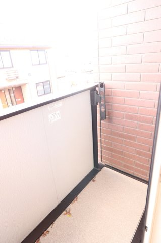 銀河タウン　Ｂのバルコニー