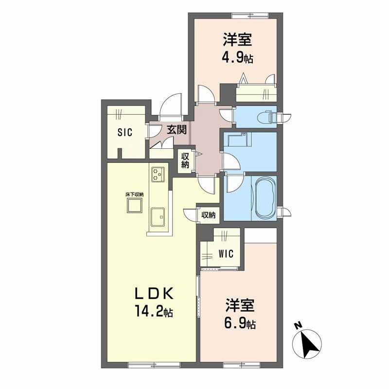 セントラル山田の間取り