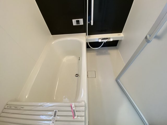 【いわき市泉町滝尻第9】　新築戸建　3号棟　※必ずもらえる選べるキャンペーン実施中！の浴室|◆ユニットバスの写真です◆　毎日の疲れを癒す広々とした浴室は、足を伸ばしてゆっくりとくつろげます♪　